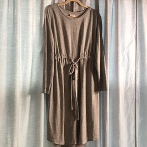 Maternity sweatshirt dress